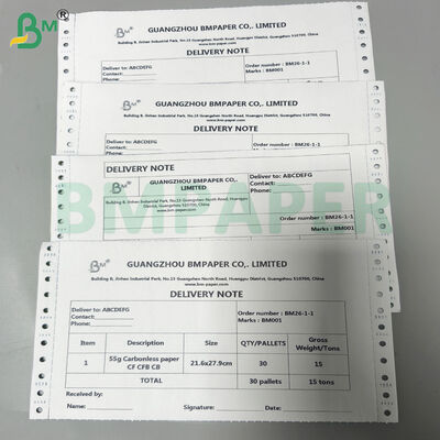 ورقة ورق أساسية خالية من الكربون متعددة الألوان CF CFB CB للنموذج المكرر