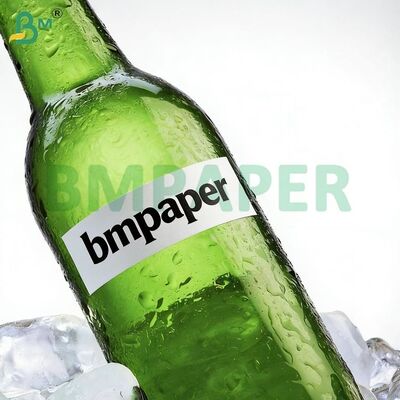 80g 90g ورق العلامات التجارية المقاومة للرطوبة لطباعة العلامات التجارية للمشروبات