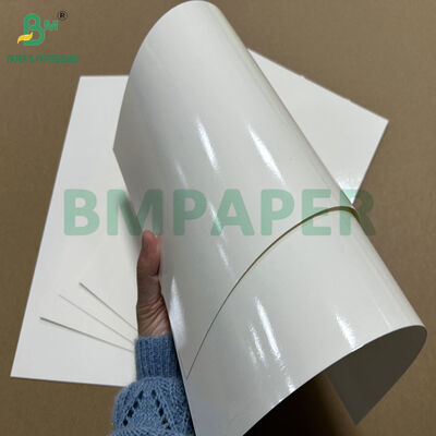 300gsm 350gsm ورقة الغذاء الصف الأبيض Infercoated لصندوق الغداء 70 × 100 سم