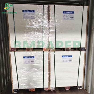 ورق نشاف طبيعي أبيض قابل للطباعة عالي GSM بسمك 0.6 مم 0.8 مم من لب الخشب لملصقات البيرة