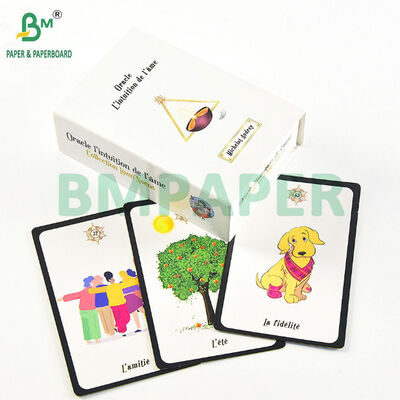 ورق لعب عالي التعتيم 310 جرامًا في المتر المربع 320 جرامًا في المتر المربع بقلب أزرق لبطاقات اللعب والبوكر