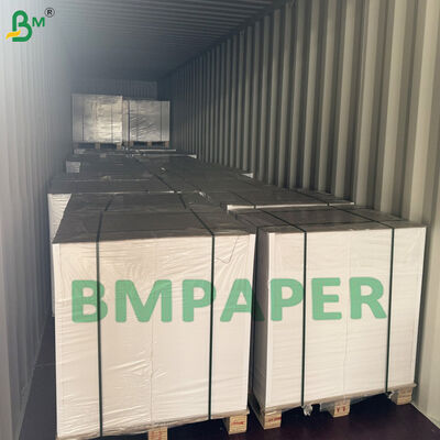 High Shine Bright White Glossy Label Top Paper Material 80gr