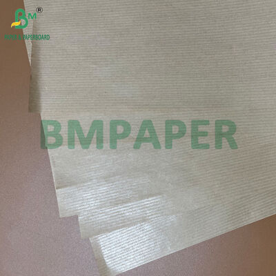 38gsm 40gsm MG Kraft Ribbed Paper Brown In Roll for Gift Bags and Carrier Bags