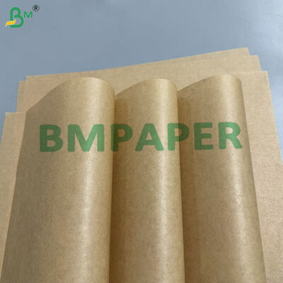 ورق الكرافت البني المقاوم للدهون الصديق للبيئة 30-45gsm ورق تغليف الغذاء للخبز والمعجنات
