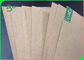 250-450gsm FSC Natural Brown Craft Liner Board ورق للوجبات الجاهزة 70 * 100 سم