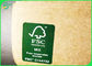 صديقة للبيئة 50 جرام ورق الكرافت البني لفائف ورق التغليف FSC FDA ISO