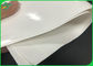 مادة PE اللمعان / المطلية 30 جرام - 400 جرام لوح ورق كرافت أبيض لتغليف المواد الغذائية