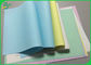 ورق CFB وردي أخضر أزرق اللون خالي من الكربون 50 جم مع لب الخشب الطبيعي بنسبة 100٪