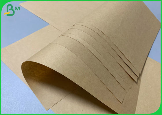 FSC Food Grade 70g 120g Brown Kraft Paper Roll لتغليف الجزار