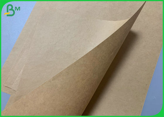 FSC Food Grade 70g 120g Brown Kraft Paper Roll لتغليف الجزار