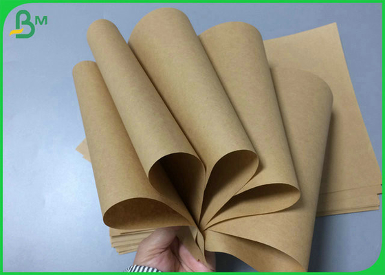 1000mm 1100mm 60GSM 70GSM Foodgrade Brown Kraft Paper للأكياس الورقية