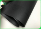 110gsm إلى 170gsm مزدوجة الجانبين الصلبة الأسود كرافت ورقة رولز للملابس العلامة